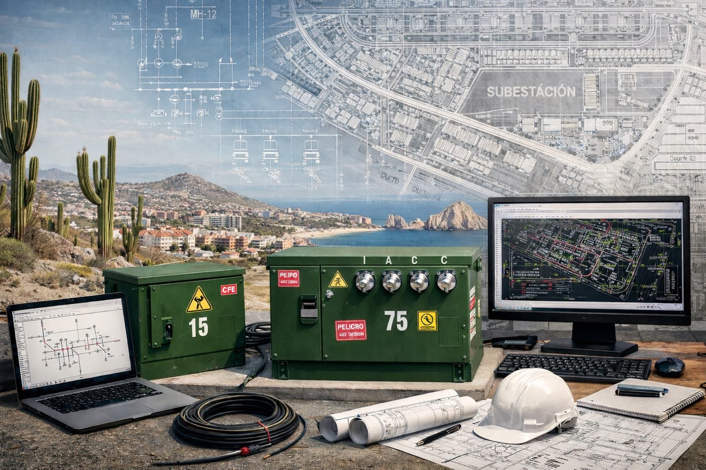 Los Cabos, Baja California Sur — obra e ingeniería eléctrica en la región